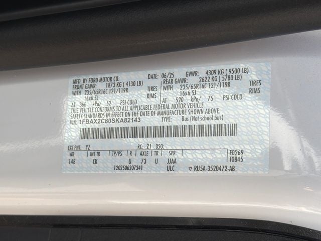 2025 Ford Transit-350 XL