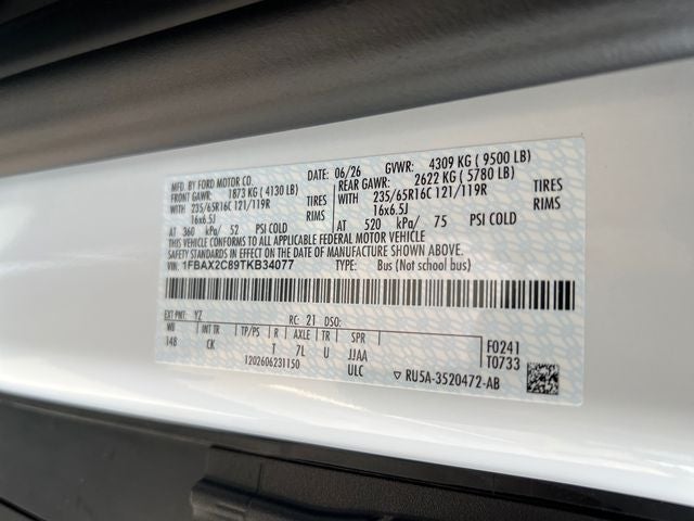 2026 Ford Transit-350 XLT