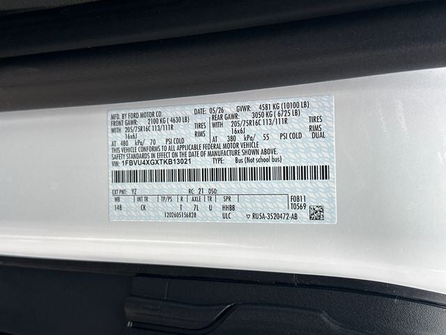 2026 Ford Transit-350 XLT