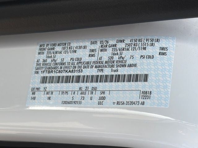 2026 Ford Transit-250 Base