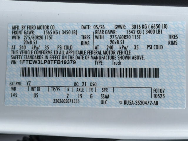 2026 Ford F-150 XLT
