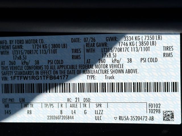 2026 Ford F-150 Raptor