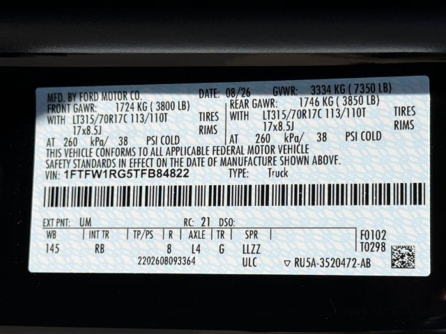 2026 Ford F-150 Raptor