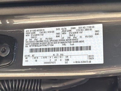 2026 Ford F-150 XLT