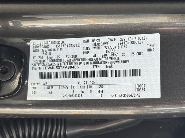 2026 Ford F-150 Tremor