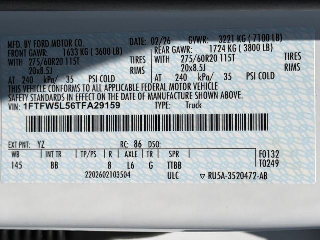 2026 Ford F-150 Lariat
