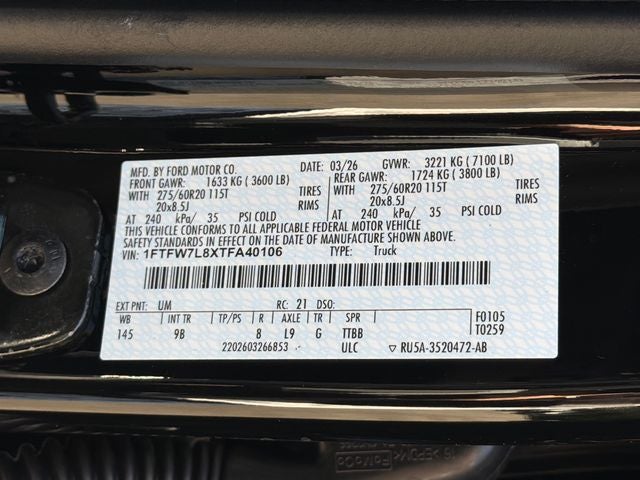2026 Ford F-150 Platinum