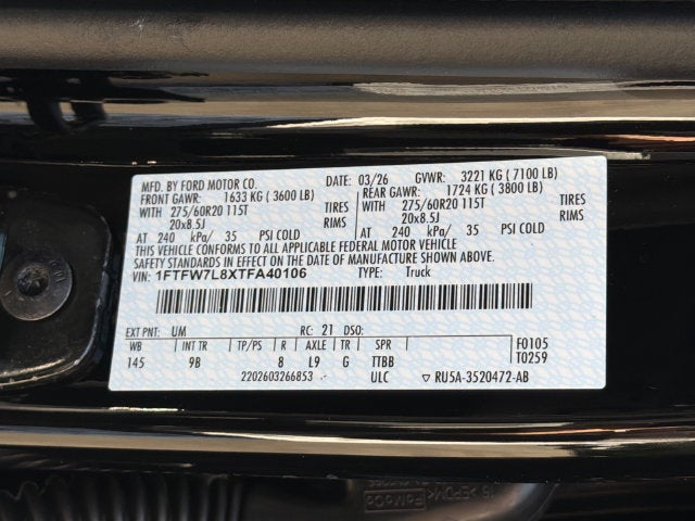 2026 Ford F-150 Platinum
