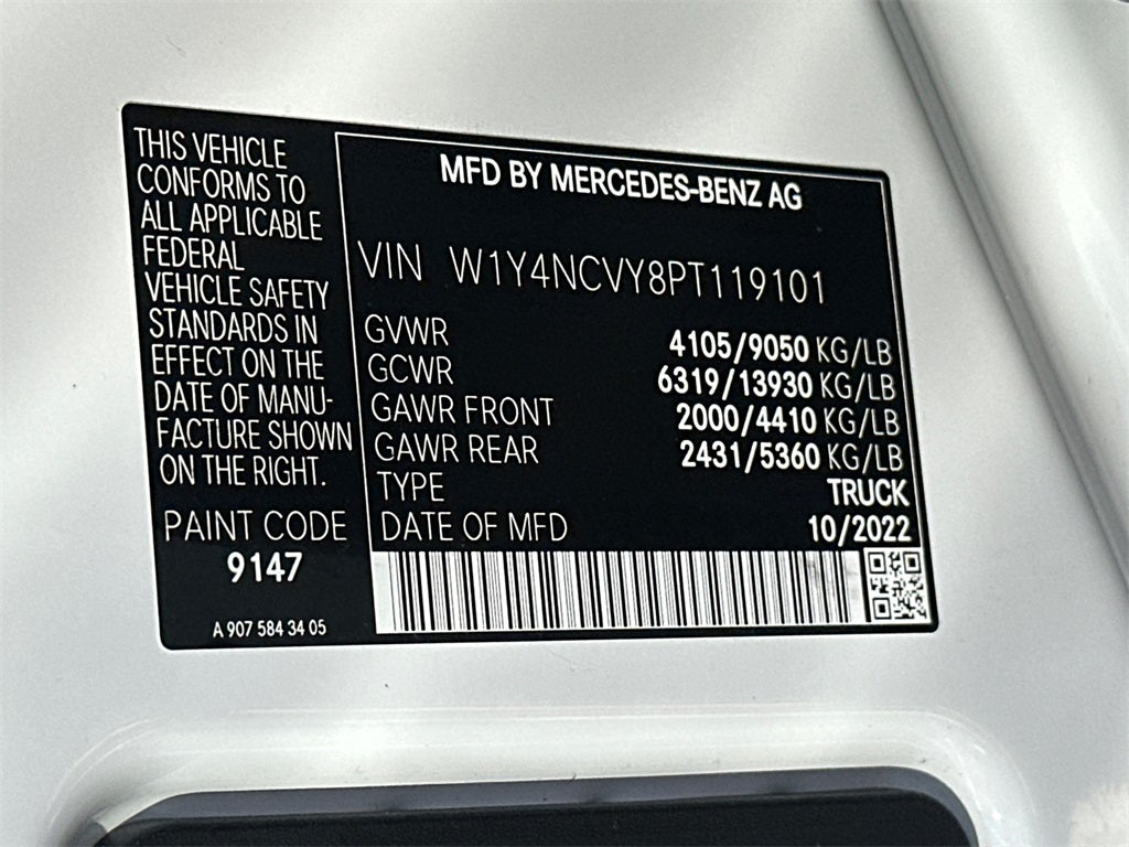 2023 Mercedes-Benz Sprinter 2500 Cargo 170 WB 4MATIC®