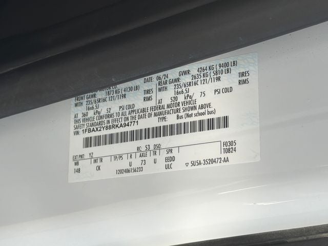 2024 Ford Transit-350 XL