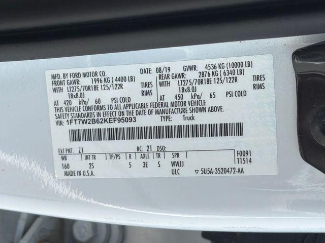 2019 Ford F-250SD XLT