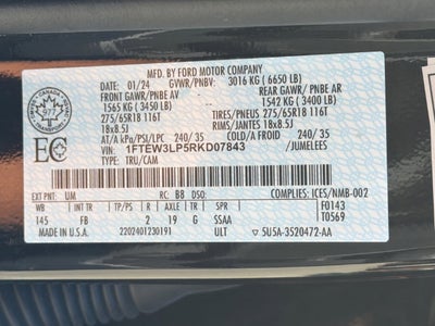 2024 Ford F-150 XLT 302A Black Package