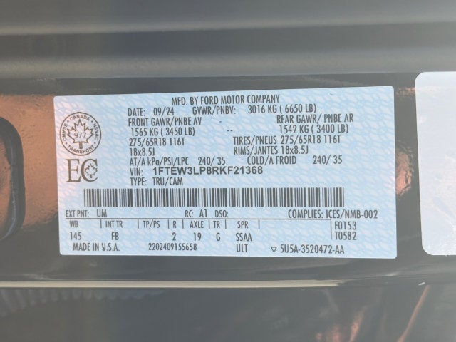 2024 Ford F-150 XLT Black Package
