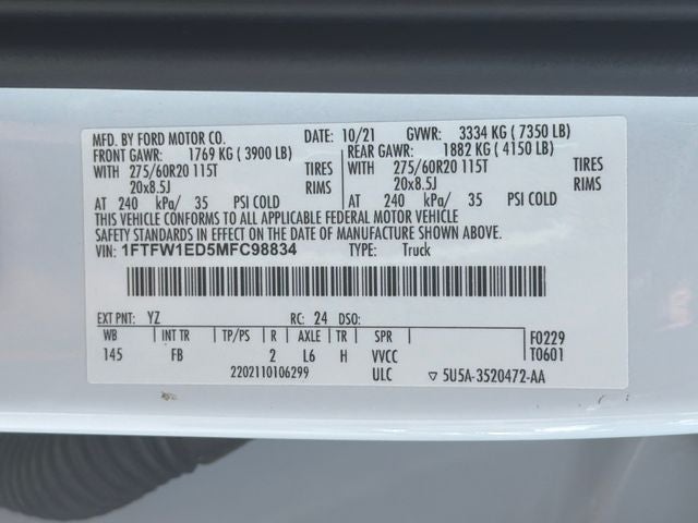 2021 Ford F-150 XLT