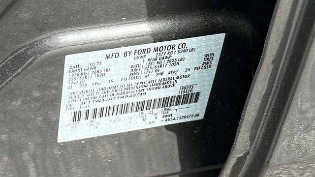 2026 Ford Maverick XLT