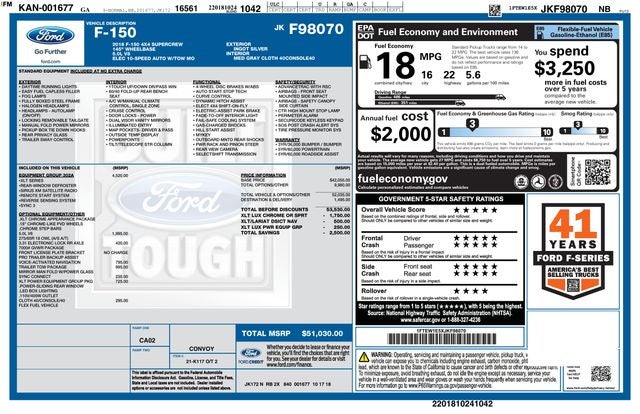 2018 Ford F-150 XLT