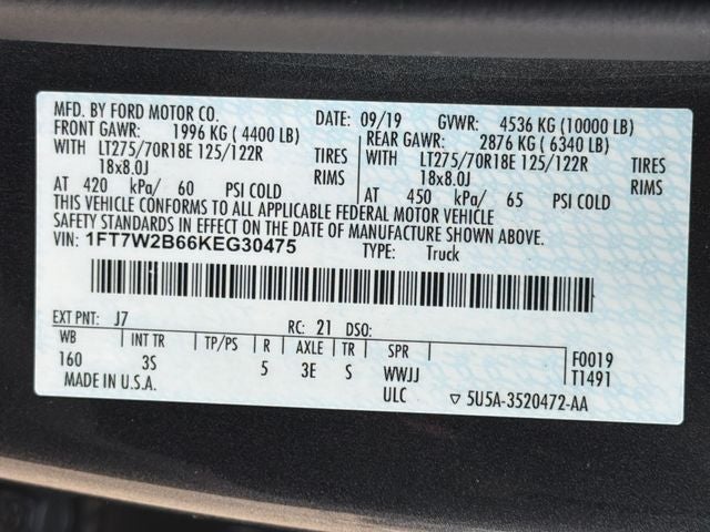 2019 Ford F-250SD XLT