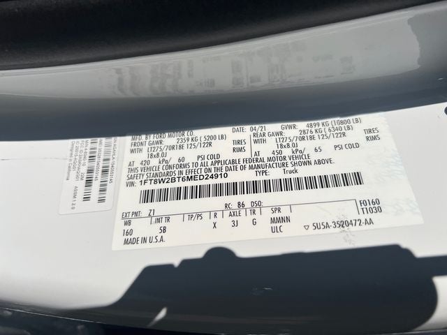 2021 Ford F-250SD Lariat