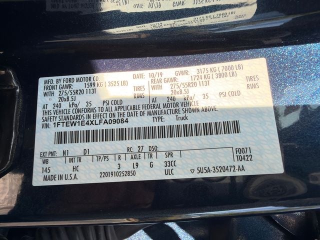2020 Ford F-150 Lariat