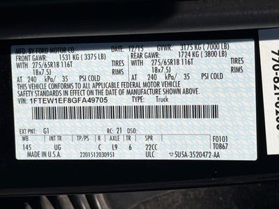 2016 Ford F-150 XLT