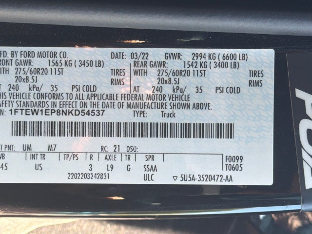 2022 Ford F-150 XLT