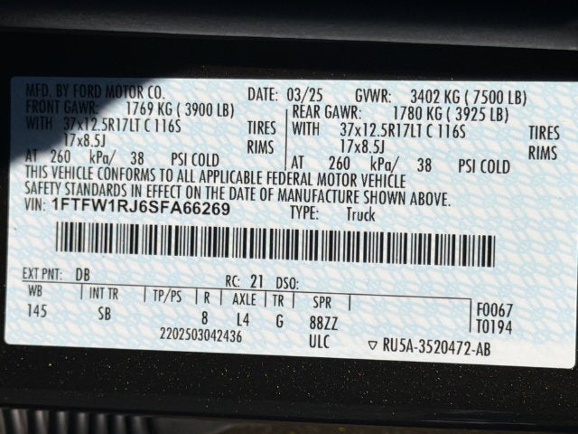2025 Ford F-150 Raptor R