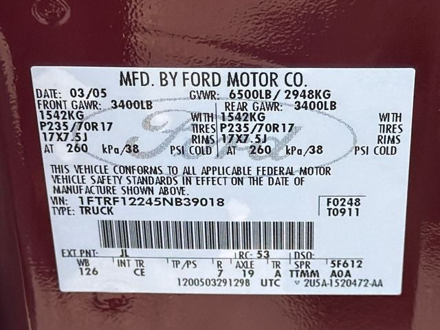 2005 Ford F-150 Base